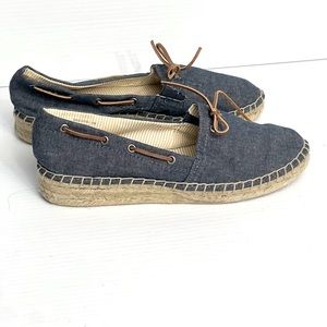 G.H Bass & Co Denim Slip On Shoes Size 10M women’s
